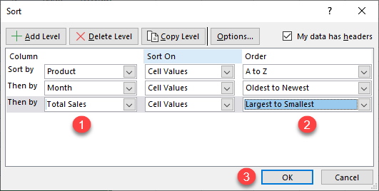 multiple custom sort criteria 3