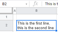 google sheets text wrap 2