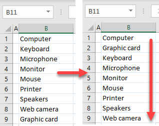 sort column alphabetically initial data 1