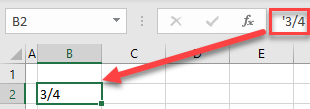 stop converting numbers to dates add apostrophe