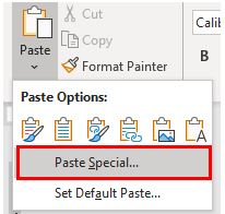 wordsave pastespecial