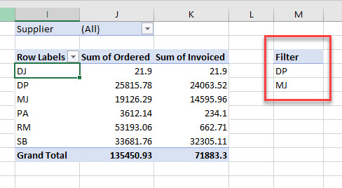 VBA Filter MultipleRow