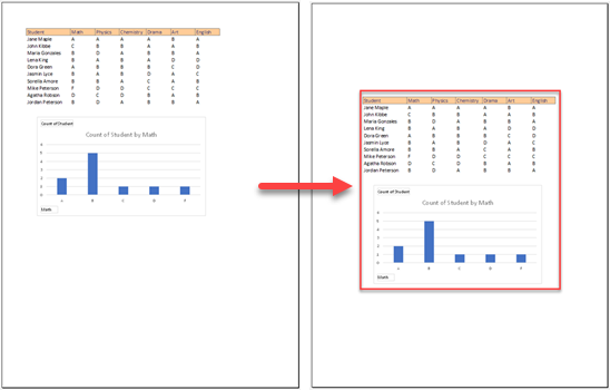 center worksheet horizontally vertically 4