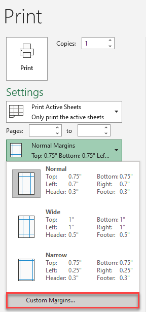 center worksheet horizontally vertically 6