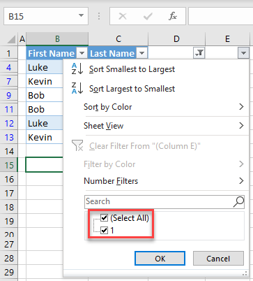 remove both duplicates formula 3b