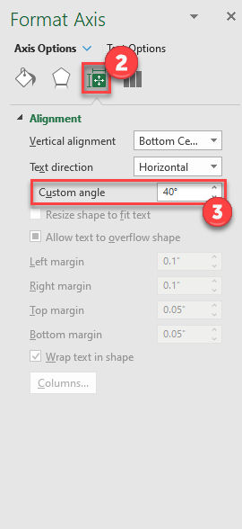 Angle X Axis Time Date Graph in Excel