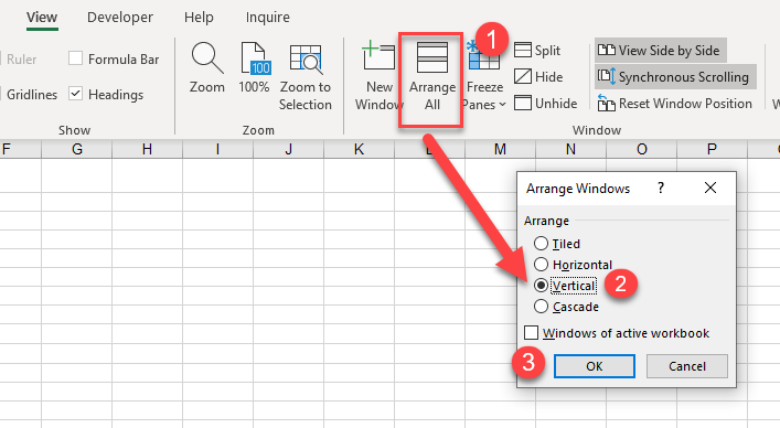 CompareSheets ArrangeAll