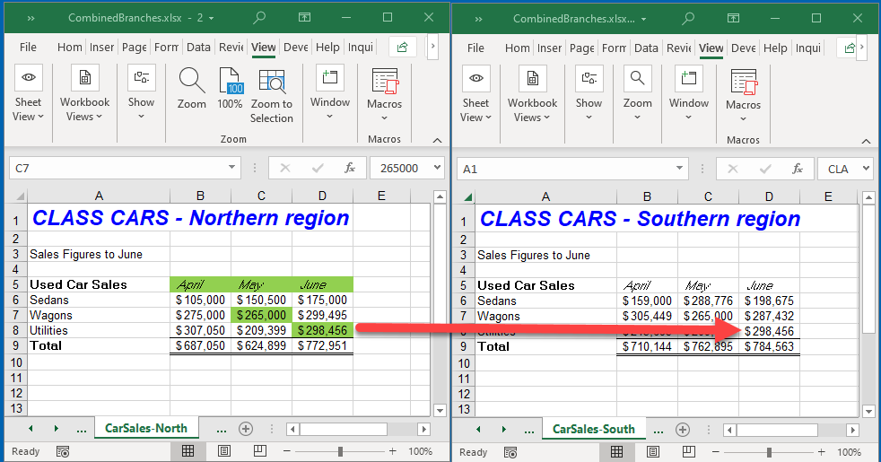 CompareSheets ConditionalFormat