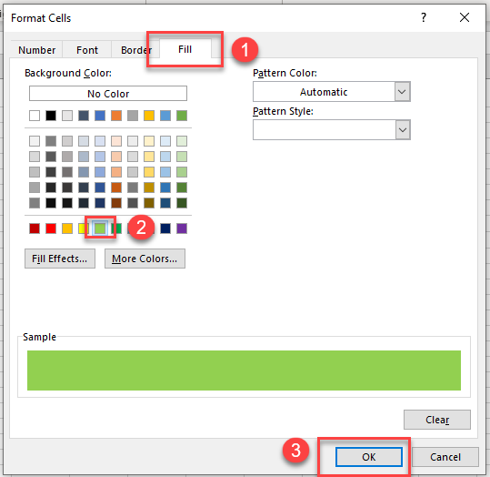 CompareSheets Set Format