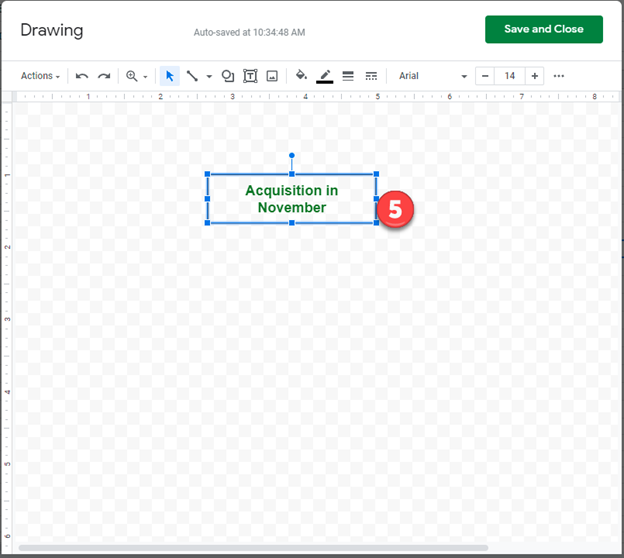 Finalize Textbox to Format Graph in Google Sheets