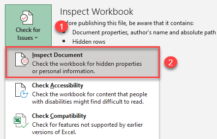 document inspector 2