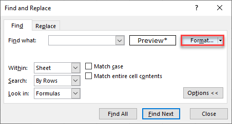 find merged cells 2