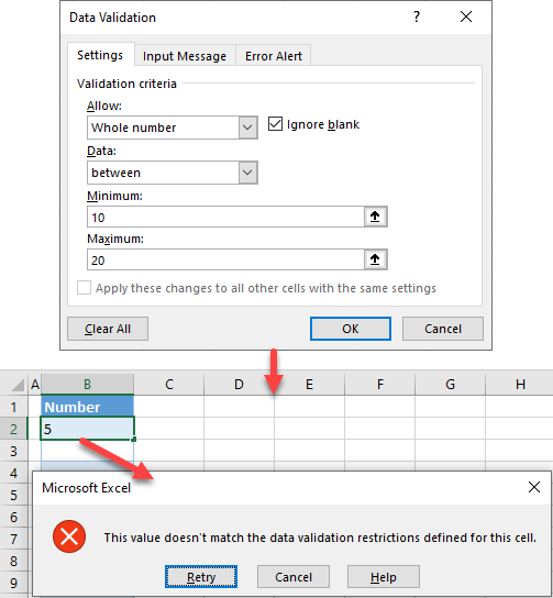 limit restrict cell values 3