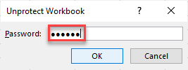 unprotect workbook 4