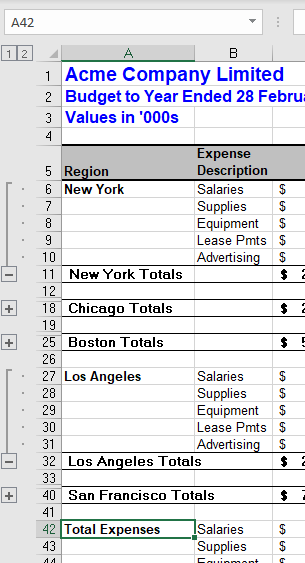 Group Multiple Row Groups