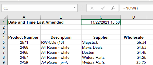 How to Insert Timestamp in Excel &amp; Google Sheets - Auto VBA