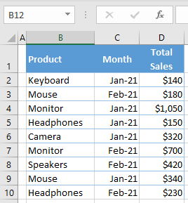 copy filtered data initial data