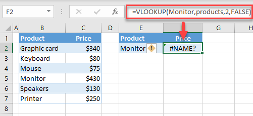 fix #name error text without double quotes 1a