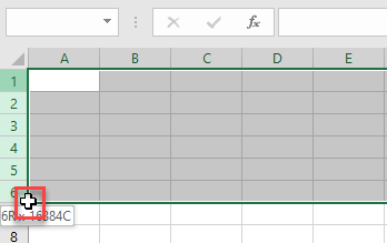 select multiple cells 1