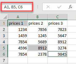 select multiple cells 8