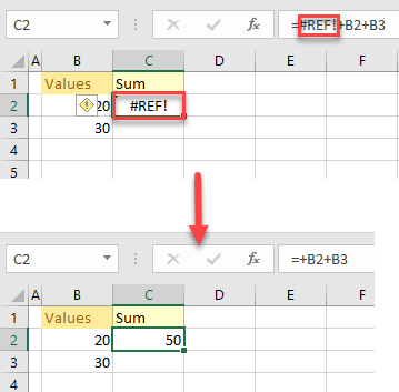 what does ref error mean 4