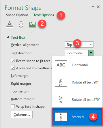 write vertically 9