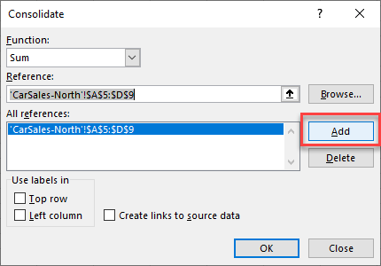 consolidatedata add data