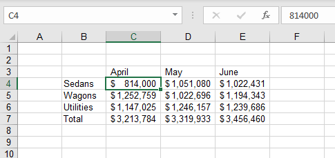 consolidatedata headings