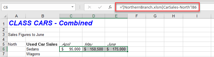 crossreference linkedformula