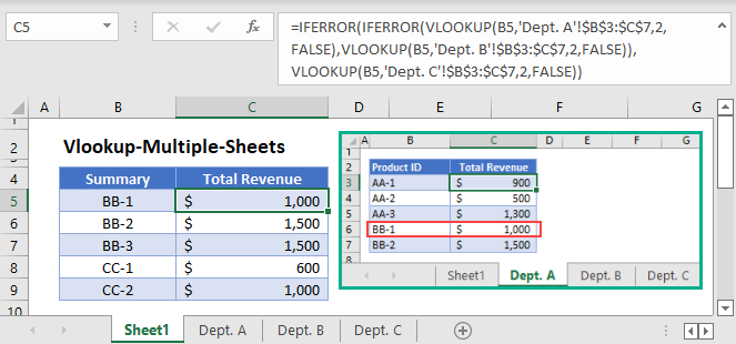 vlookup multiple Main