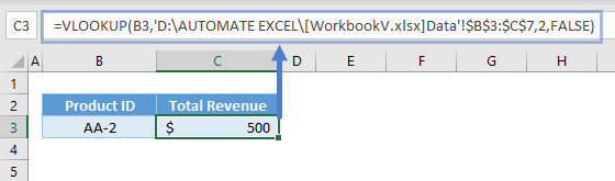 vlookup between sheets 04