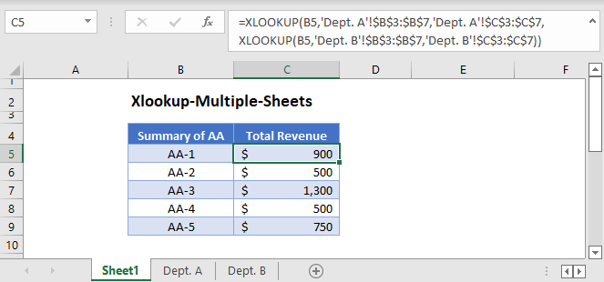 XLOOKUP - Multiple Sheets At Once - Excel & Google Sheets - Auto VBA