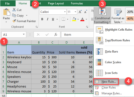 conditional formatting 33