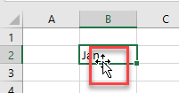 dragdrop select cell