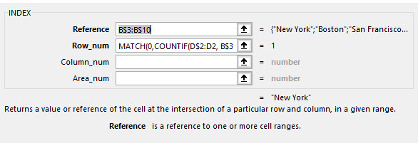 unique values index 1