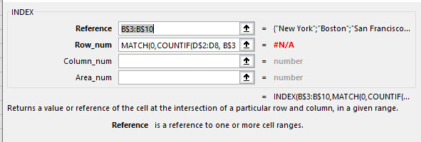 unique values index 3