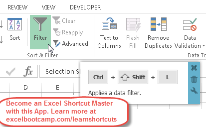 Toggle Autofilter